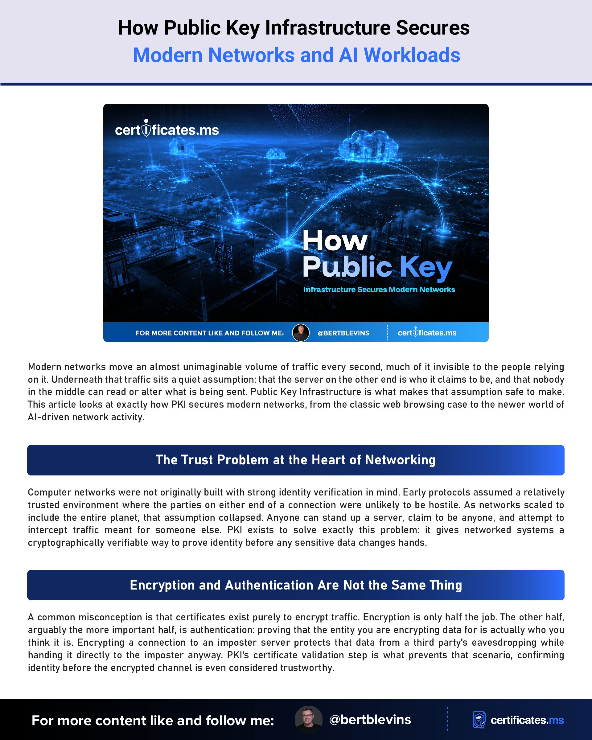 How Public Key Infrastructure Secures Modern Networks