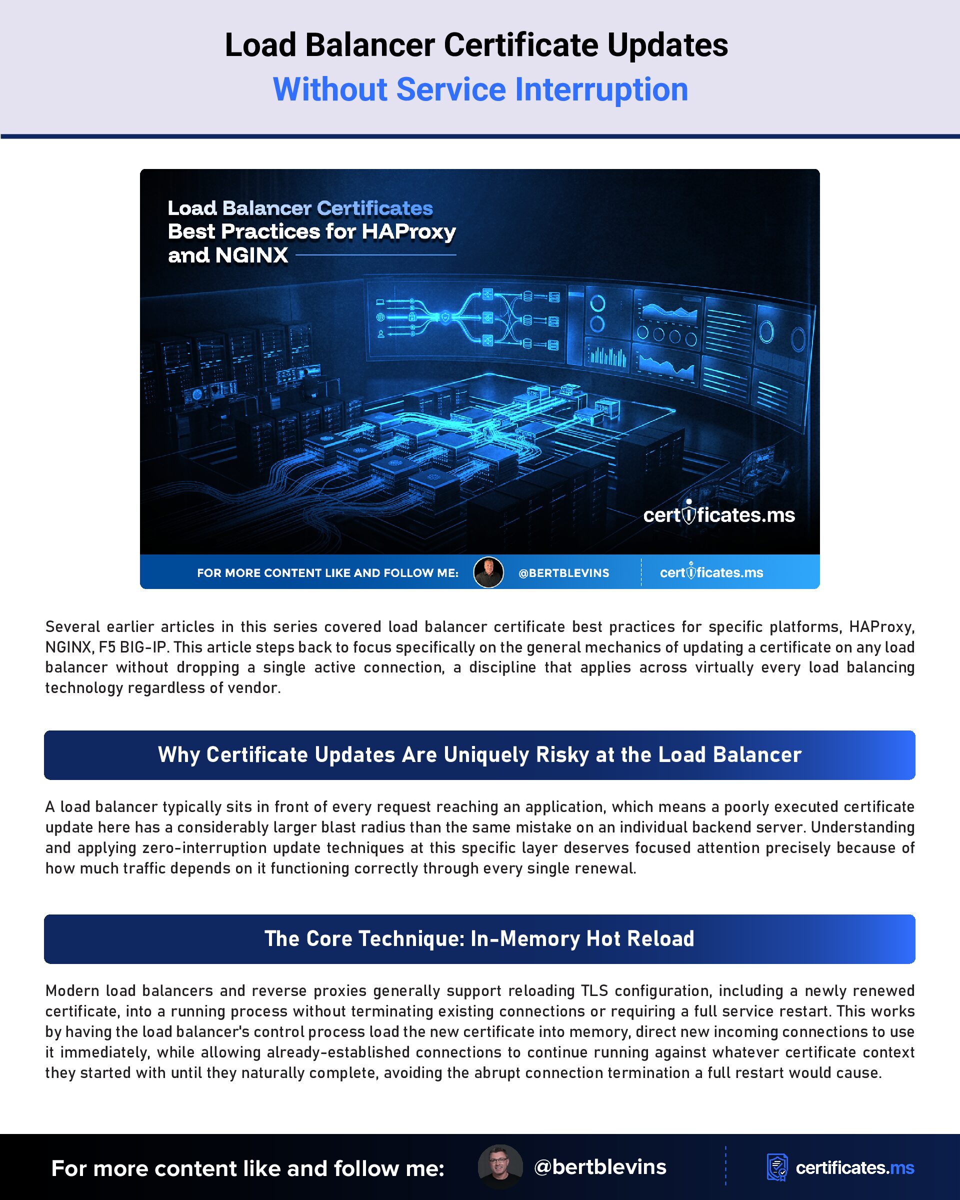 Load Balancer Certificate Best Practices for HAProxy and NGINX