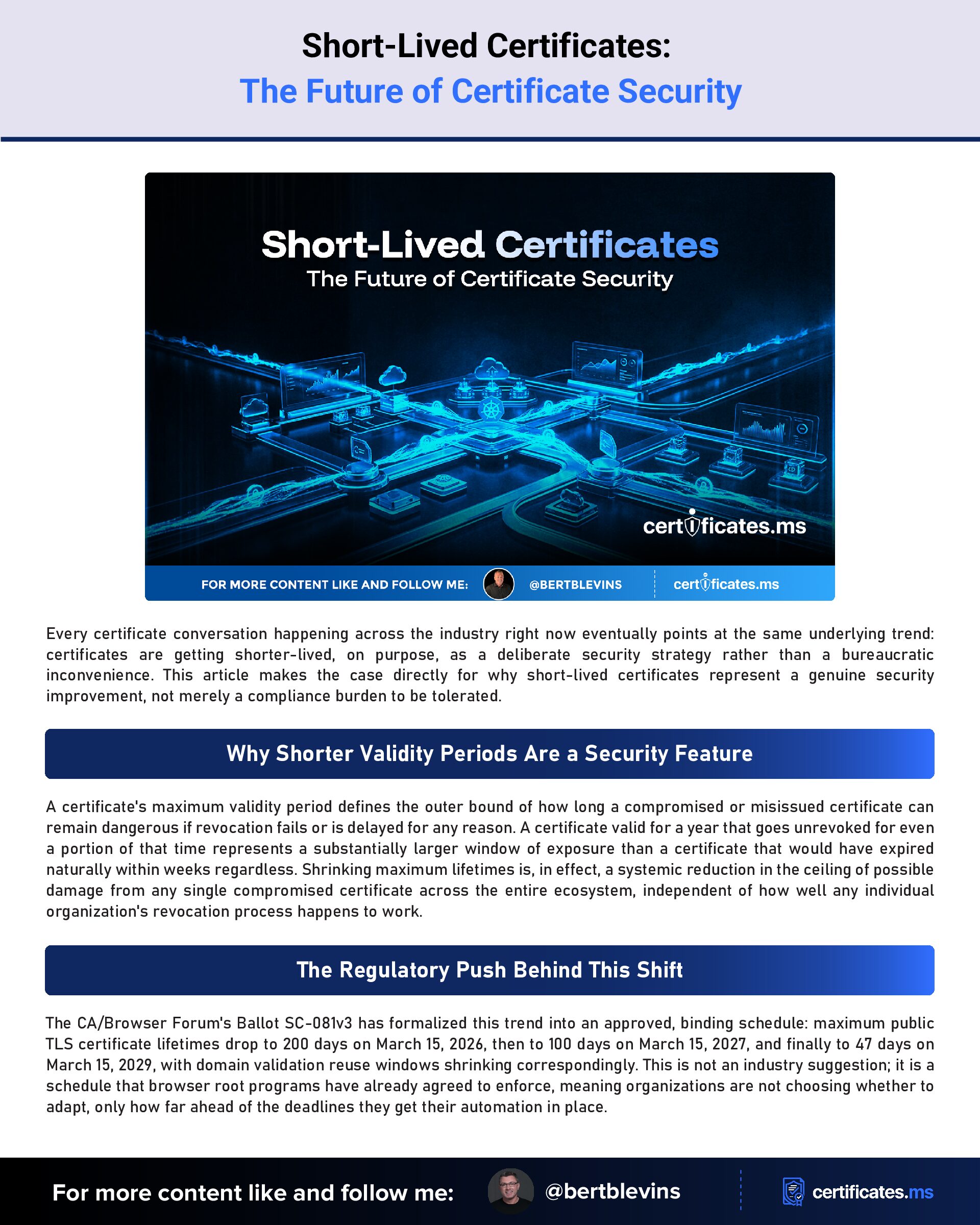 Short-Lived Certificates: The Future of Certificate Security