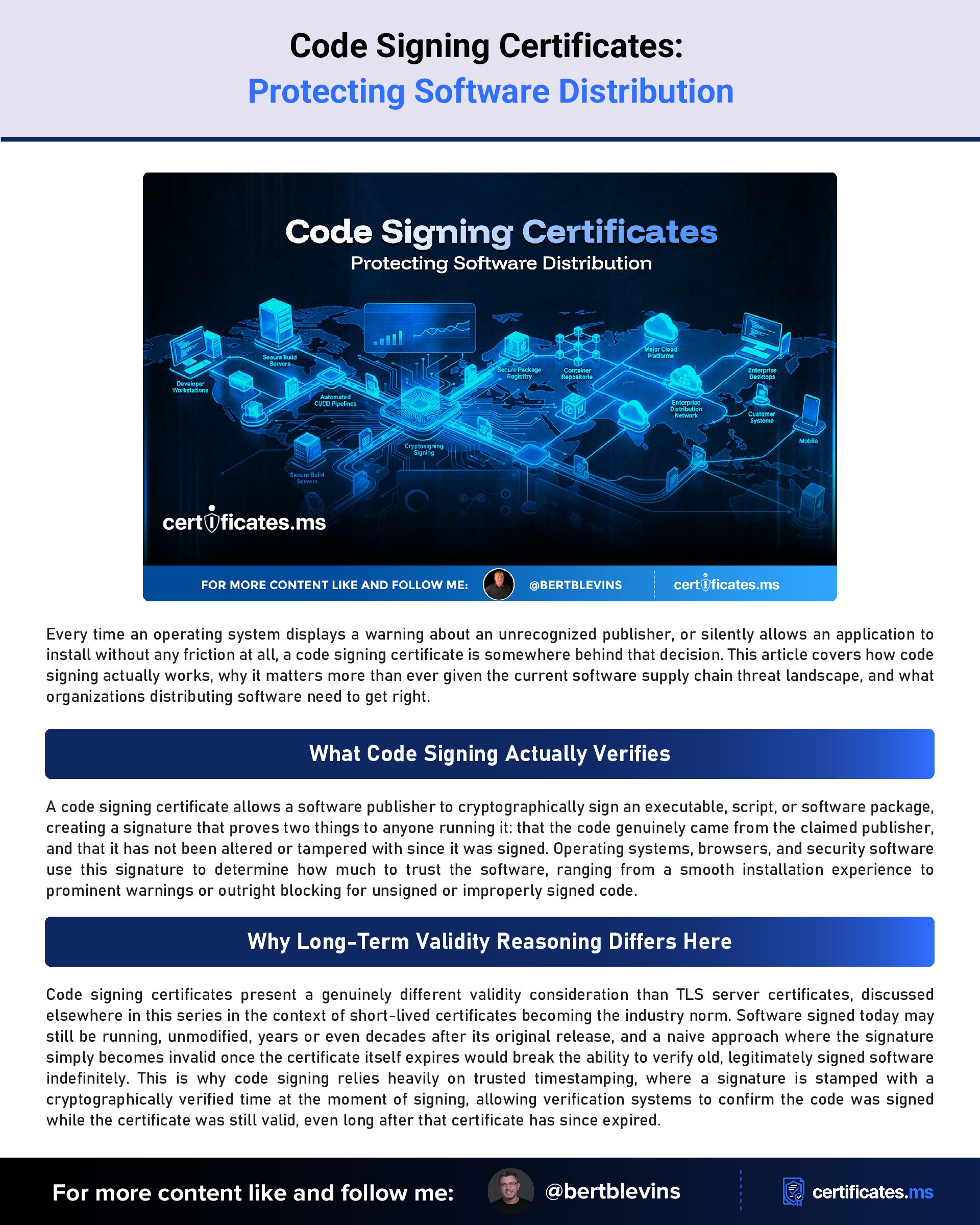 Code Signing Certificates: Protecting Software Distribution