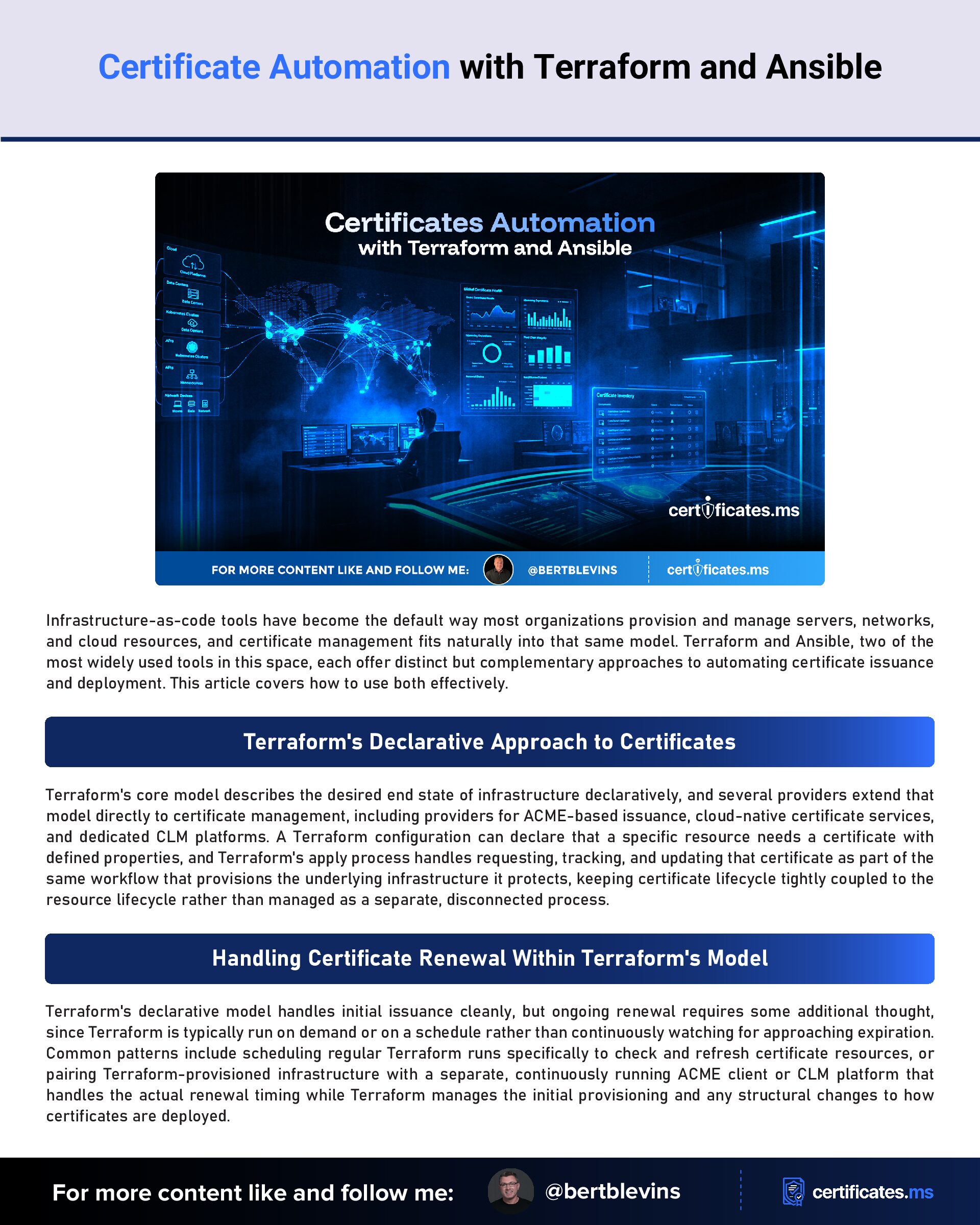 Certificate Automation with Terraform and Ansible