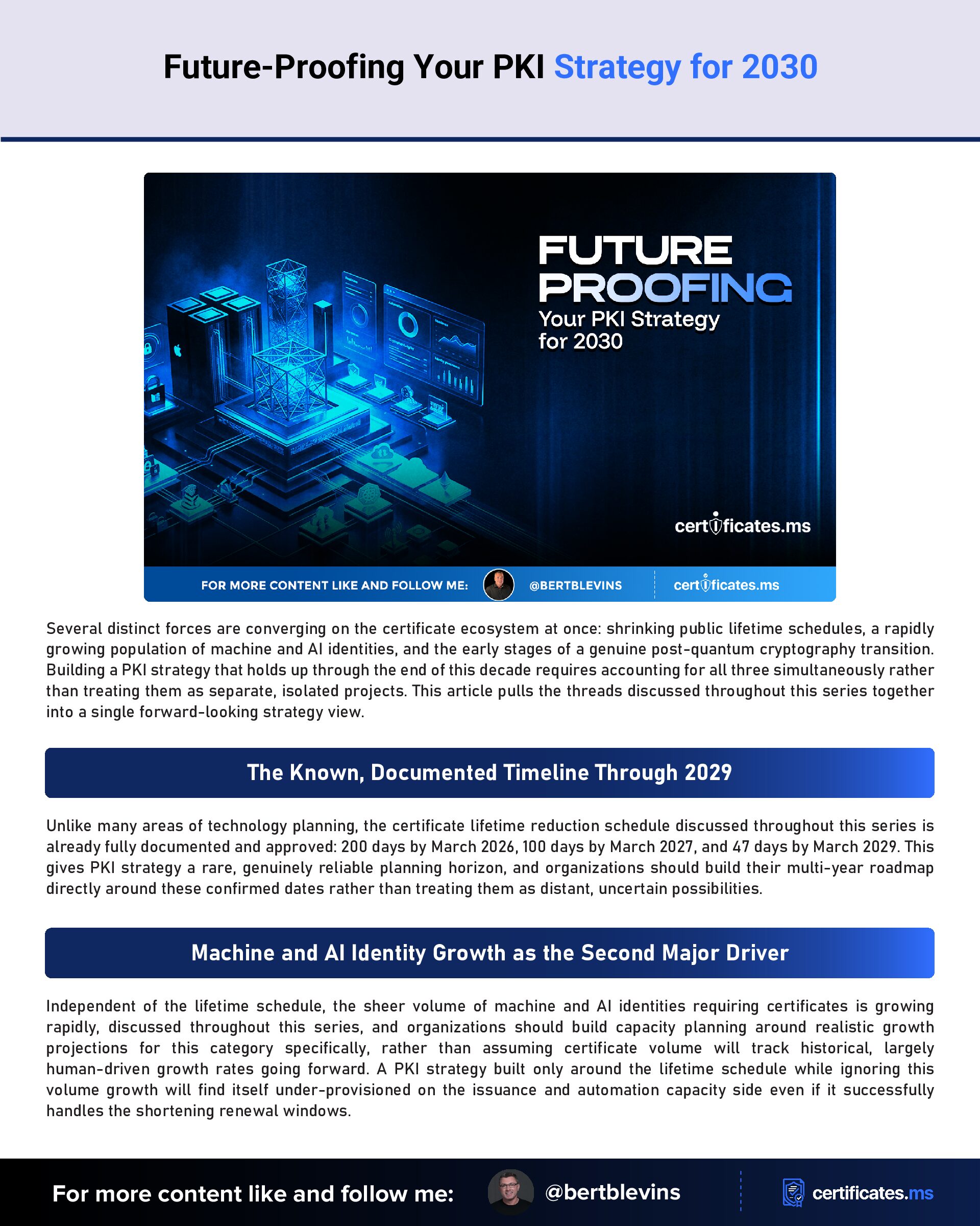 Future-Proofing Your PKI Strategy for 2030
